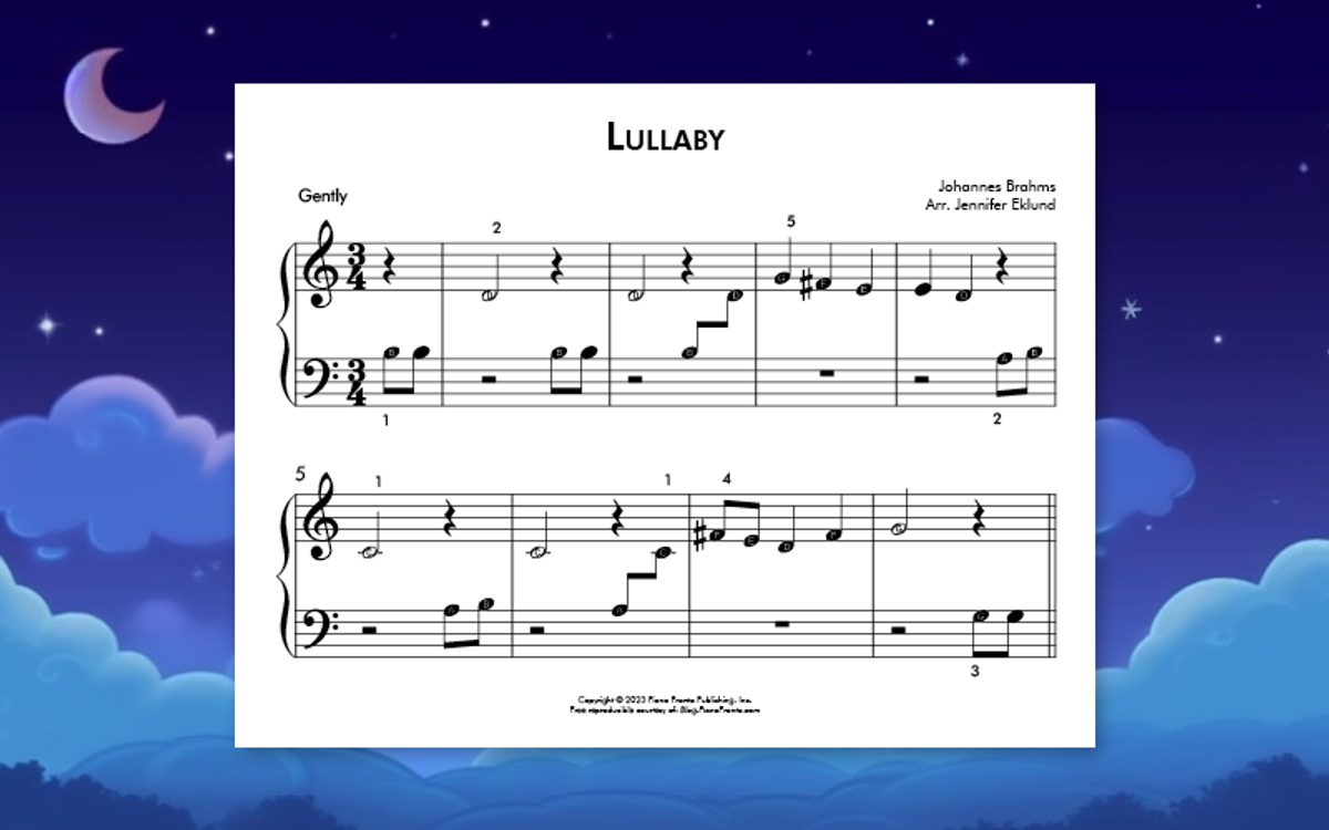 Free Sheet Music: Lullaby