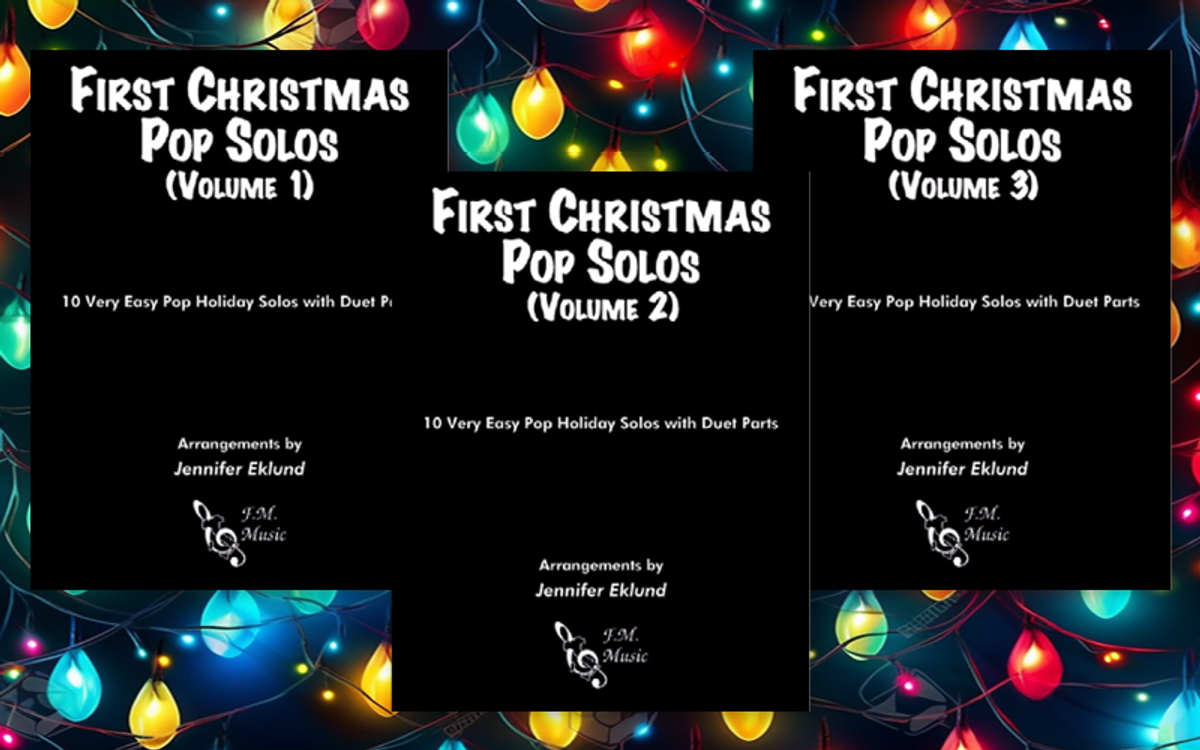 First Christmas Pop Solos Songbooks