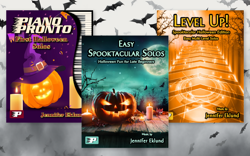 Halloween Piano Songbooks for Beginners