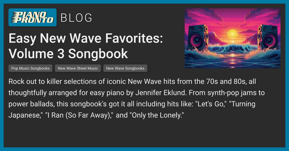 Easy New Wave Favorites: Volume 3 Songbook