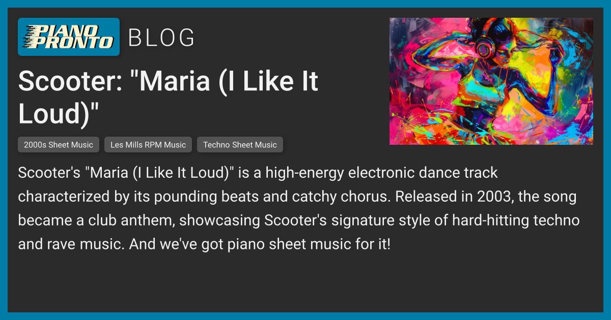 scooter maria i like it loud